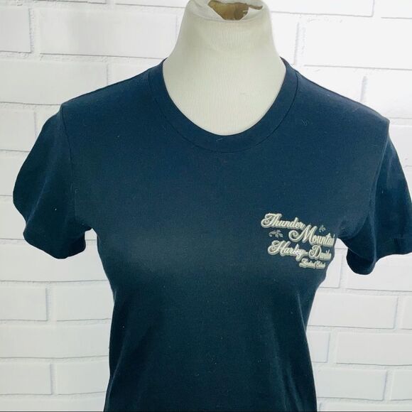 NWT Harley Davidson Black Thunder Mountain Tee - Large - Picture 3 of 15